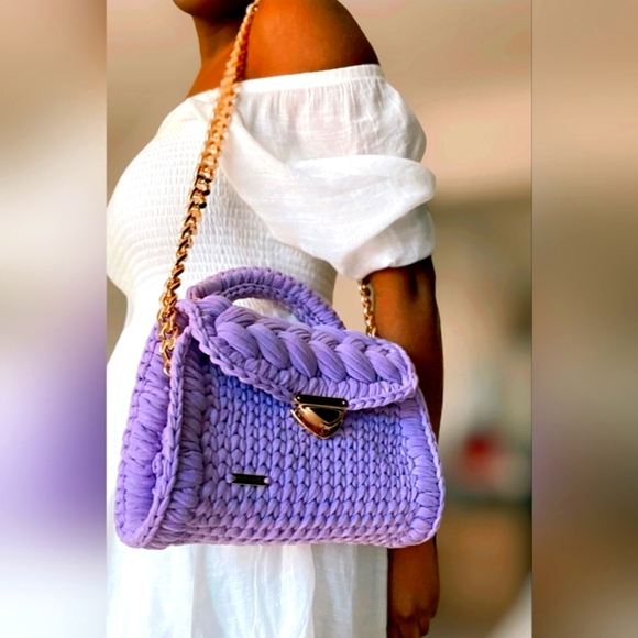 Zialoo Tapah Elegant Turquoise Braided Shoulder Bag - Picture 13 of 15